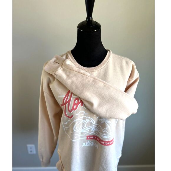 Allstar Outfitters Women's Spirit Championship Cheer Peach Sweatshirt Size M - Picture 5 of 9